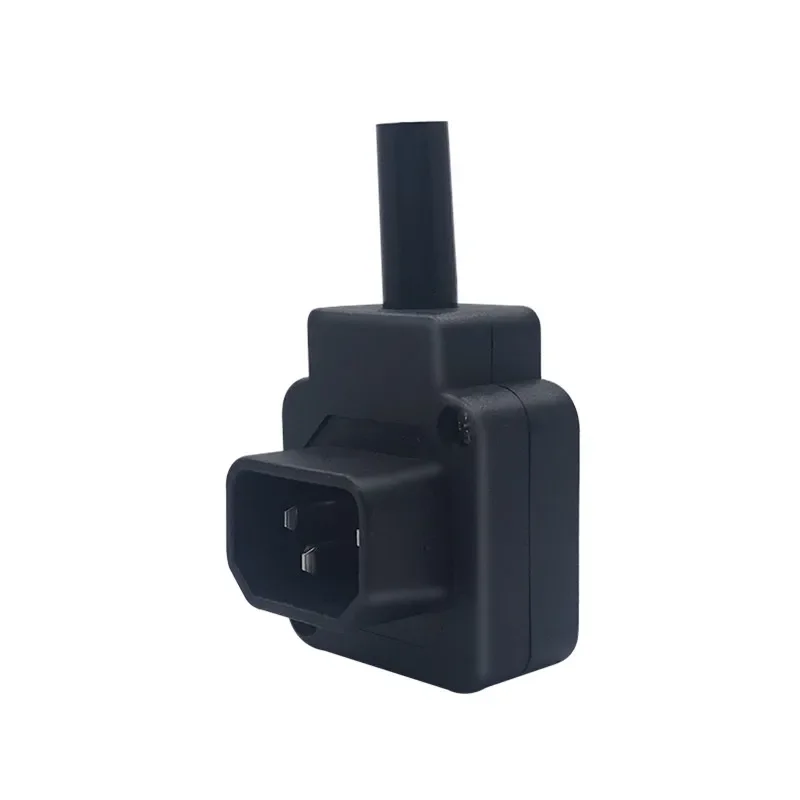 

Black Elbow C13 C14 PDU UPS Wiring Power Plug Assemble Install IEC Connector Outlet Power Cord Inline Cable Electric 1pcs