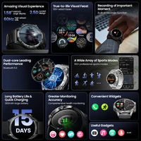 HAYLOU Solar 5 Voice Calling Smartwatch 1.58'' AMOLED Display 60Hz Smart Watch 24H Health Monitoring Sports Smartwatch for Men 2