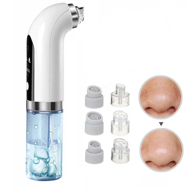 

New Electric Blackhead Remover Hole Vacuum Cleanser Acne Blackhead Remover USB Rechargeable Water Cycle Cleaning Tool