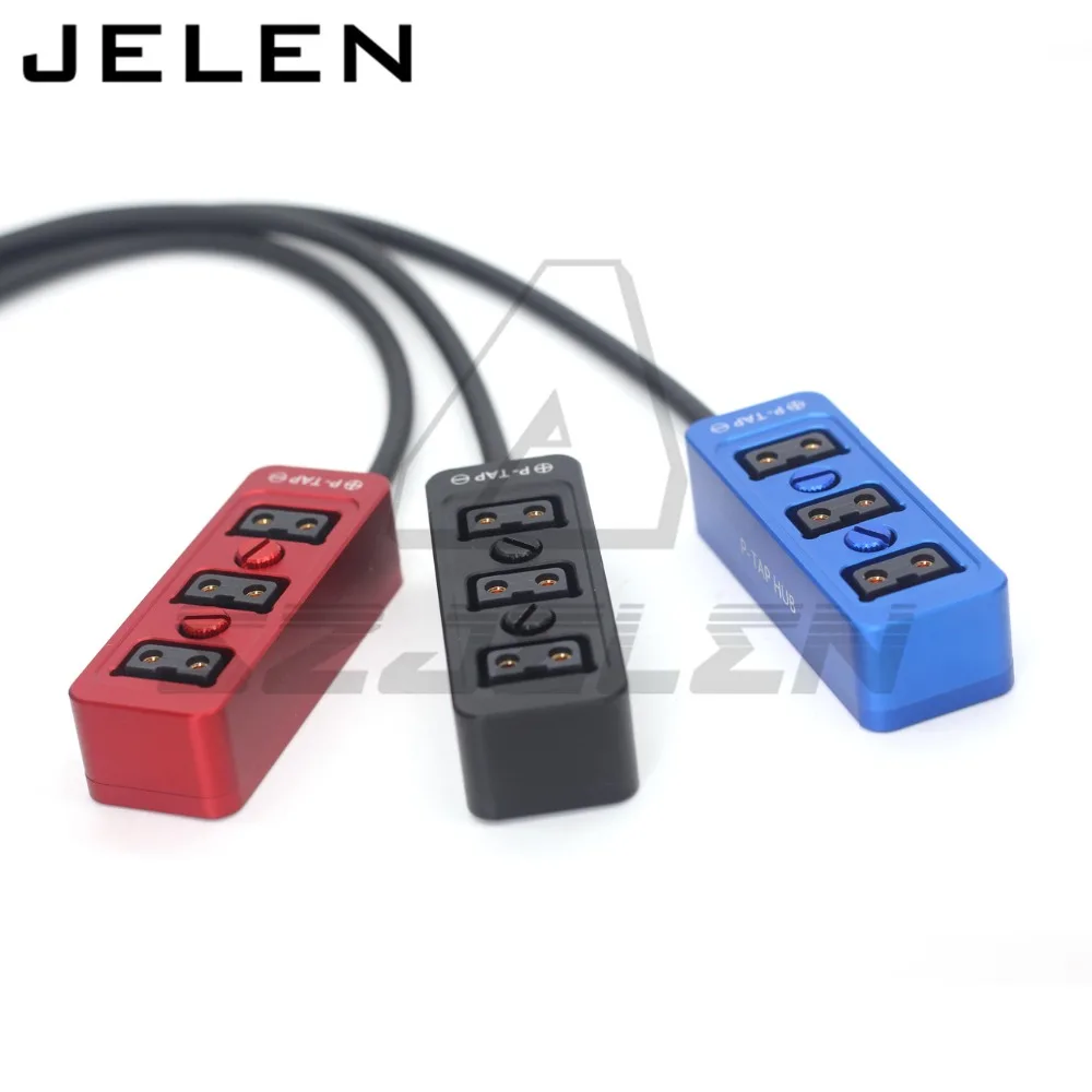 Divisor de Alimentação para Câmeras 2-pin 3-port Dtap Divisor Fêmea 14 Parafuso Arri Alexa Vermelho Sony 0b