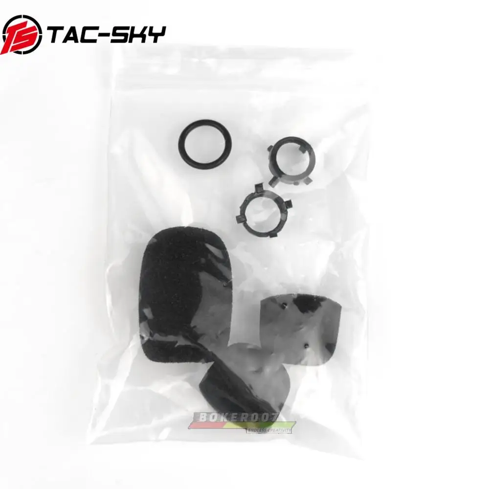 Tac-Sky Comtac III C3 C2 Pickup Noise Cancelling Tactical Headphone Microphone Sponge Replacement Accessories