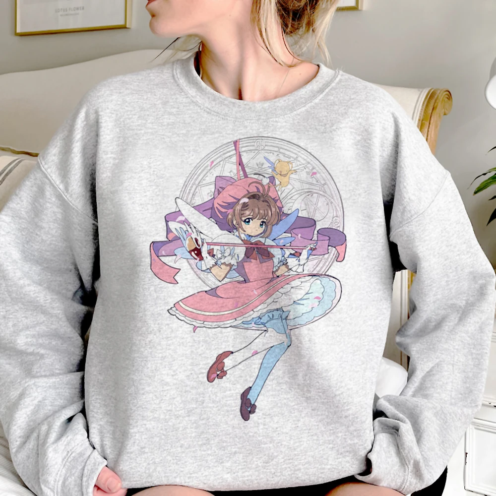 

Cardcaptor Sakura hoodies women Kawaii Korean style anime gothic Hood pulls women harajuku sweatshirts