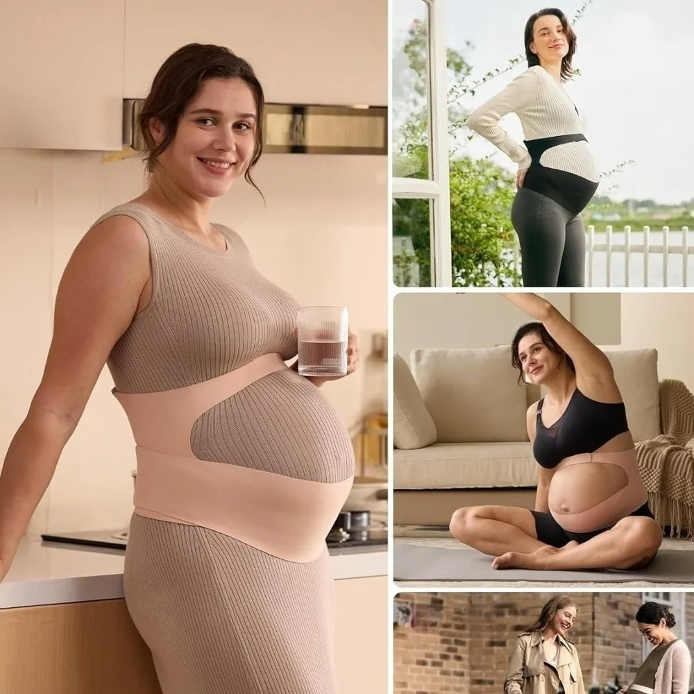 New One-Piece Maternity Belt Waist Care Thin Back Clothes Belt Adjustable Pregnant Support Belly Band Maternity Use