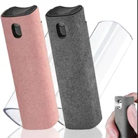2 in 1 Screen Cleaner Spray for Mobile Phone PC Tablet Ipad Screen Dust Remover Microfiber Wiper Cloth Polish Cleaning Tools 1