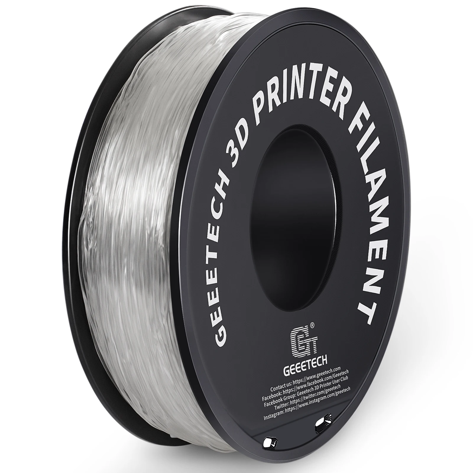 Geeetech-filamento Flexível 3d Tpu Embalagens Plásticas a Vácuo Não-tóxico Seguro Alta Qualidade 1kg 2.2lbs Spool 1.75 mm
