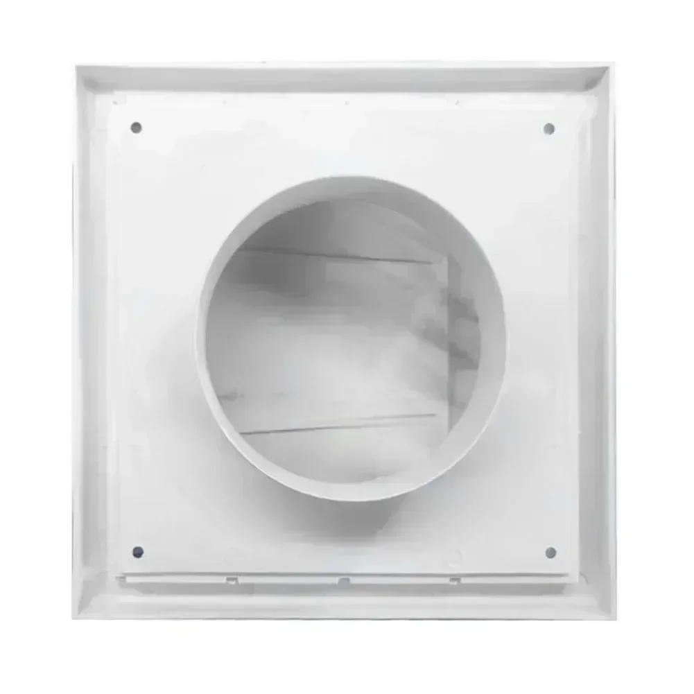 Non Return Shutter Flap Rainproof Range Hood Vent for Heat Recovery Systems Durable ABS Material 185*128*123mm