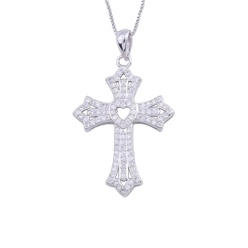 Cross Necklace Cross Chain Necklace Asymmetric Cross - Etsy | Necklace,  Womens necklaces, Italian necklace