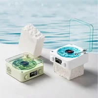 New mini retro Bluetooth speaker portable sleep aid Bluetooth speaker with RGB lights supporting TF card subwoofer，gift