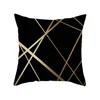 Fashion Design Velvet Cushion Cover 45x45cm Home Decor Golden Line Sofa Pillow Cover Home Pillowcase 1