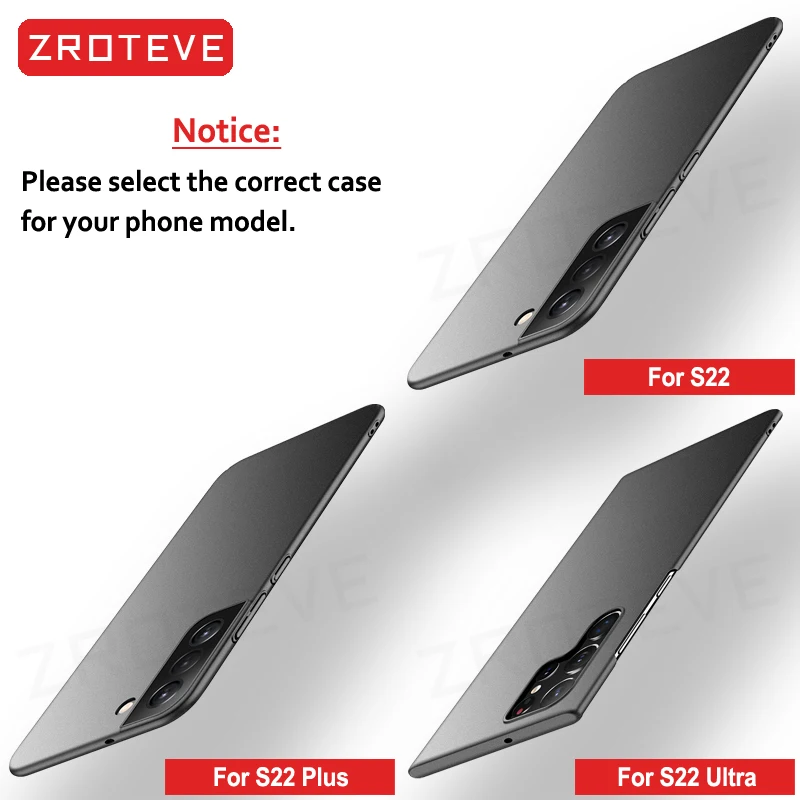 Slim Matte Hard PC Phone Case by ZROTEVE – Sleek and Durable Cover