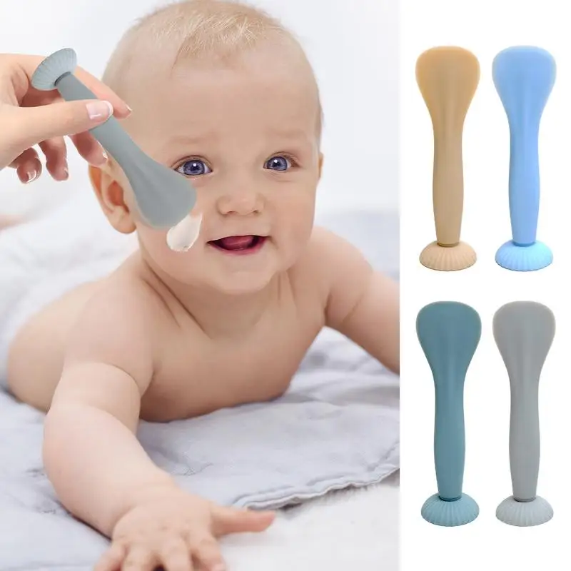 Diaper Cream Brush Applicator Baby Spatula For Diaper Cream With Suction Base