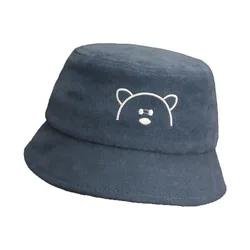 Fashion Unisex Summer Bucket Hat Women Outdoor Sunscreen Fishing Hunting Cap Men Sun Prevent Hats Custom Cute Bear Bucket Hat