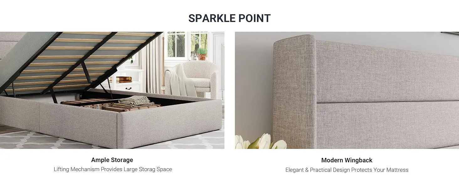 wingback headboard