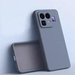 Original Liquid Silicone Soft TPU Back Phone Case for Realme Neo8 (Lavender Grey)