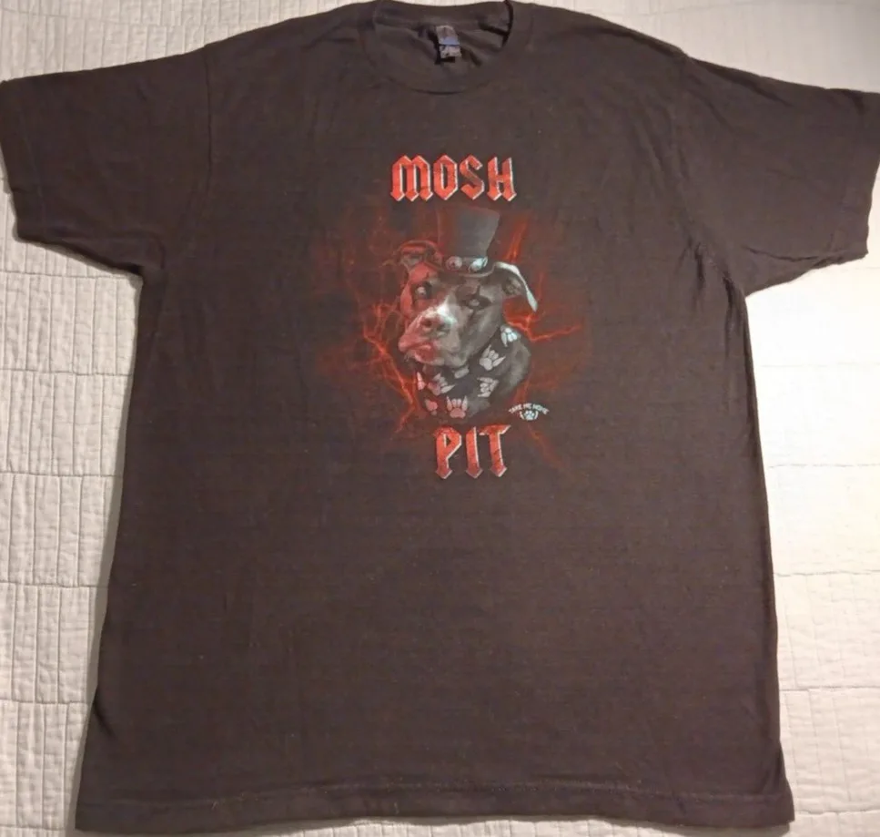 L Black Mosh Pom Bull Dog Adultion Take Me Home T Shirt Maniche Lunghe O Corte