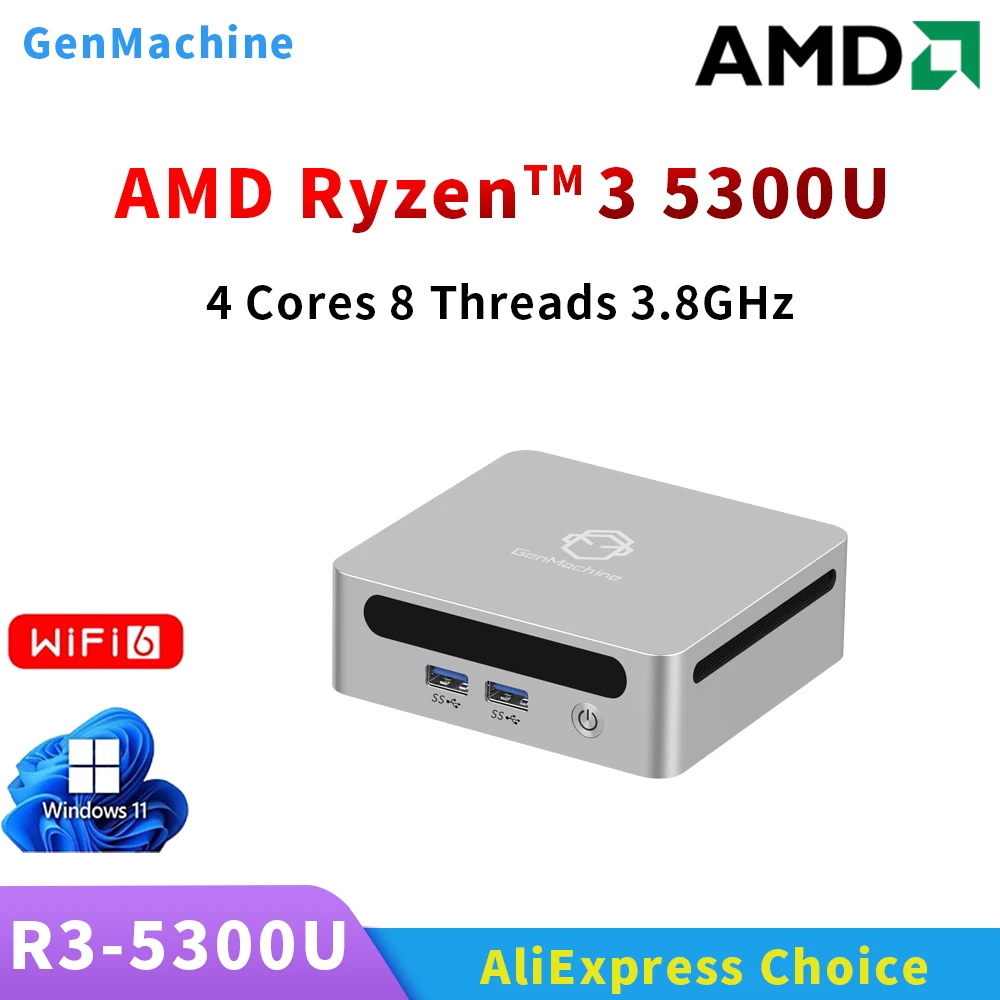 GenMachine Ryzen 3 5300U ベアボーン Win11 Pro GenMachine Ryzen 3 5300U ベアボーン Win11 Pro - メルカリ