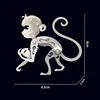 Microworld 3D Metal Puzzle Chinese Zodiac Monkey Model Jigsaw DIY Laser Cut Assemble Puzzles Toy Christmas Gift For Teen Kid 6