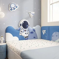 Cartoon Astronaut Kids Boy Room Decor Bed Headboard Bedroom Furniture Head Board Tete De Lit Tatami Wall Panels Cabecero Cama