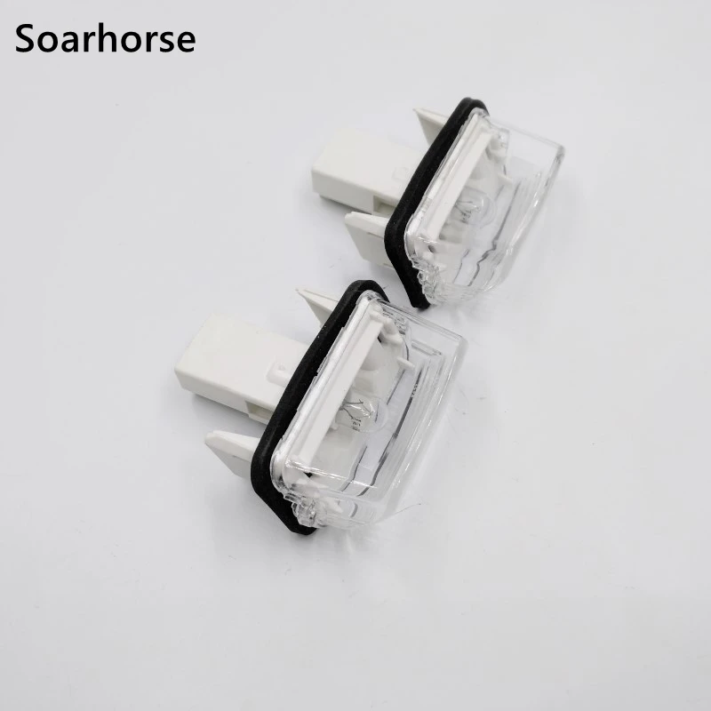 Soarhorse Rear License Number Plate Lights For Peugeot 206 207 306 307 308 406 407 5008  Citroen C3 C4 C5