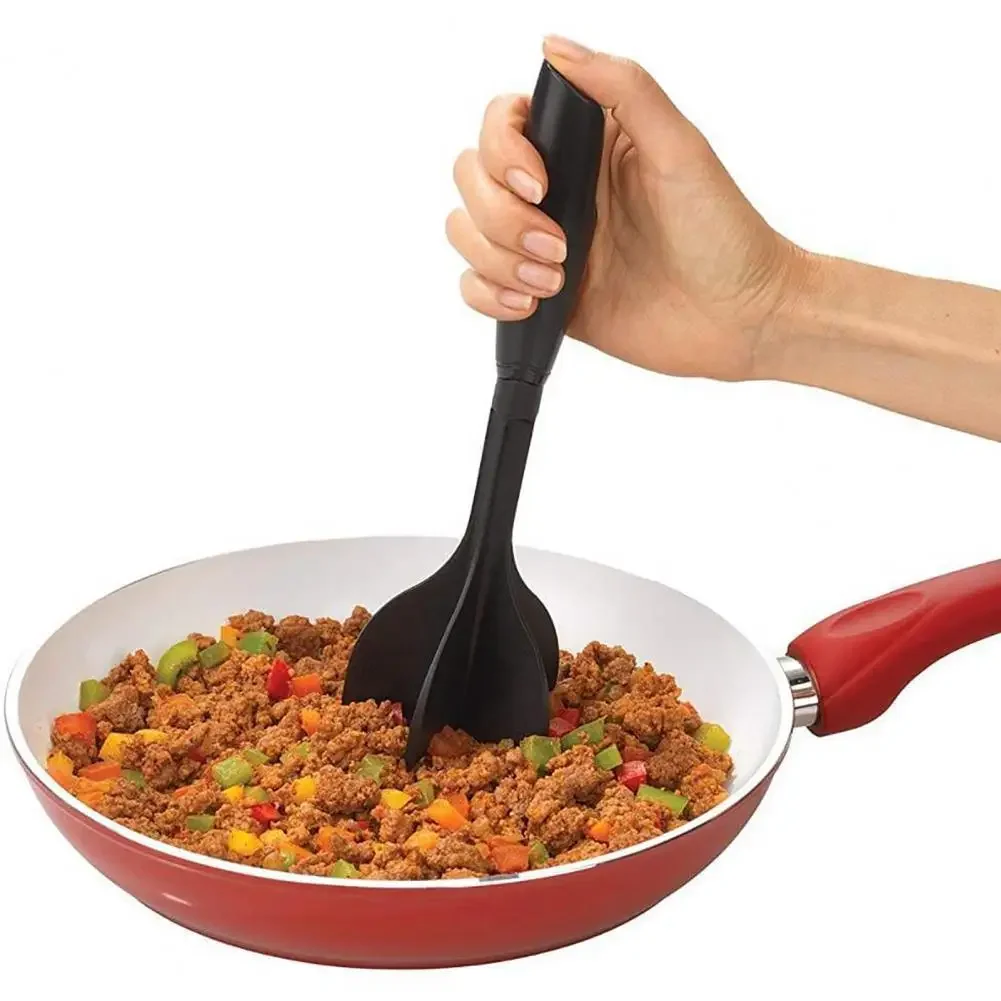 Meat Chopper Non Stick Mix Versatile Masher Kitchen Utensil Tool Heat Resistant Beef Food Ground Beef