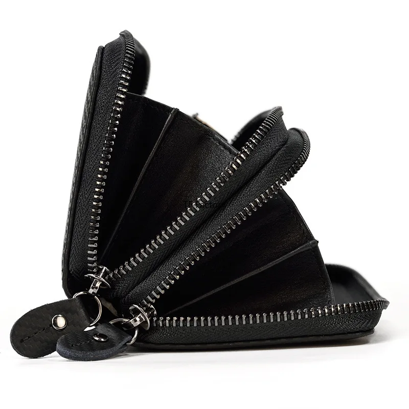 Premium Leather Long Wallet with Money Clip