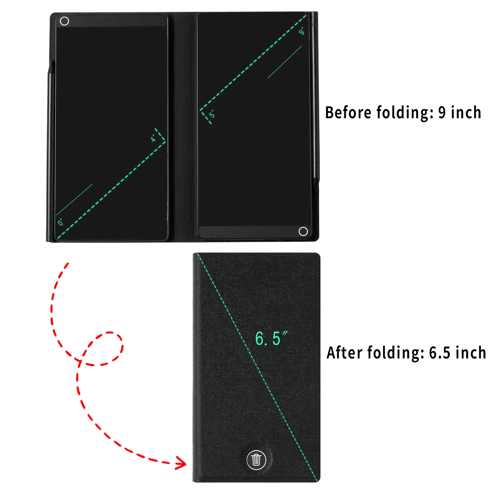 6.5 Inch Mini LCD Writing Tablet Lightweight Notebook & Digital Notepad For Meeting Shopping Study Doodle, Ideal Gift for Adults 2