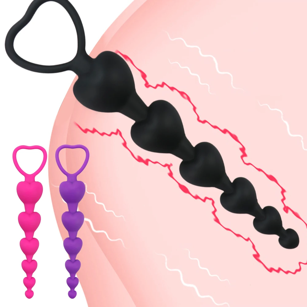 

Мягкий анальный фаллоимитатор в форме сердца Анальная пробка массажер простаты стимулятор точки G вагинальная Анальная игрушка БДСМ секс-игрушки для женщин мужчин геев