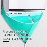 Kit de nettoyage de climatisation, couvercle anti-fuite, ensemble complet de nettoyeur de climatiseur avec tuyau d'eau, outils de nettoyage sans démontage 2