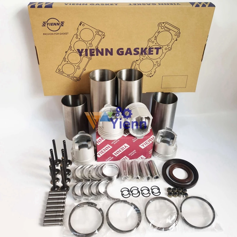 

Для Toyota 1Z капитальный ремонт комплект с клапаном подходит для TOYOTA 3SD15 5FD20 5FD25 5FD20 вилочный погрузчик двигатель запчасти