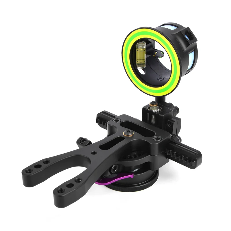 Mirino Per Arco Compound 5 Pin | Microregolazione Alluminio Con Lente 4x/6x/8x Opzionale - Foto 4