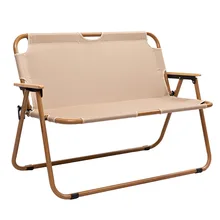 

Large Size Outdoor Foldable Double Chair Portable Ultralight Camping Picnic Chair Beach Chair Garden Beach Relaxation Chair