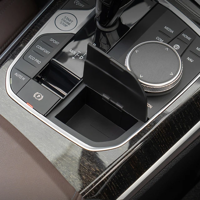 Organizer Console Centrale Per BMW Serie 1/3/4/X3/X4/X5/X6/X7 E Altri Modelli 2019-2024 | Portaoggetti Nascosto Con Leva - Foto 2