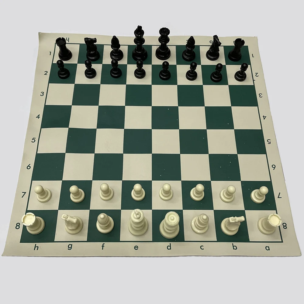 Board Game Chess Pieces and Board 49MM /65MM /75MM Resin Chess Pieces With Chess Board Set