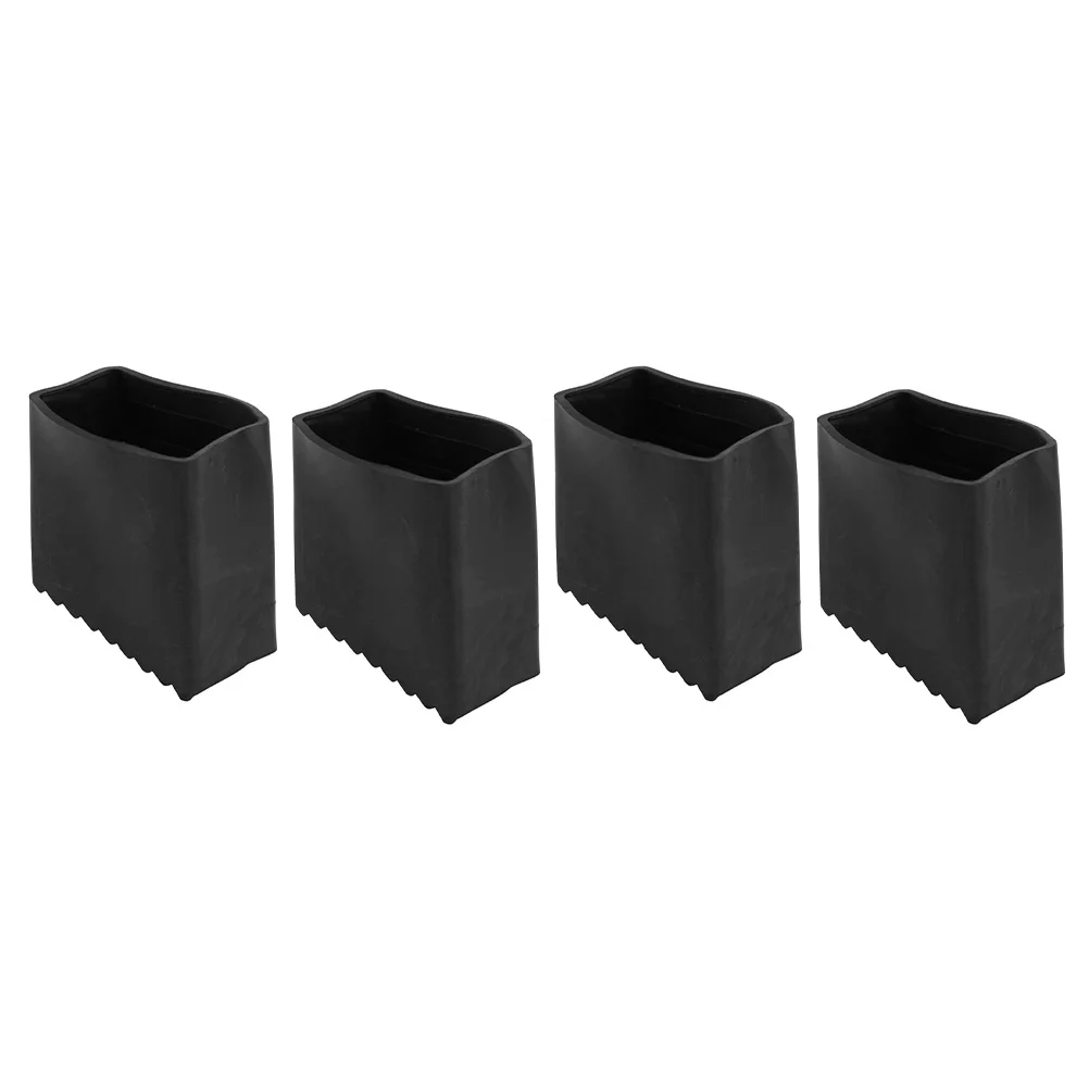 

4 Pcs Ladder Foot Cover Non-slip Feet Protector Folding Bracket Non-skid Pads Legs Covers Chair Mat Safe