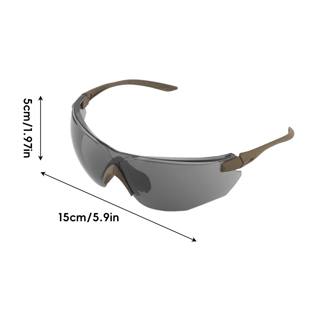 1Set New Polarized Tactical Goggles 2 Lens Set Climbing Glasses Outdoor Sports Windproof Dustproof Safety Protective Glasses