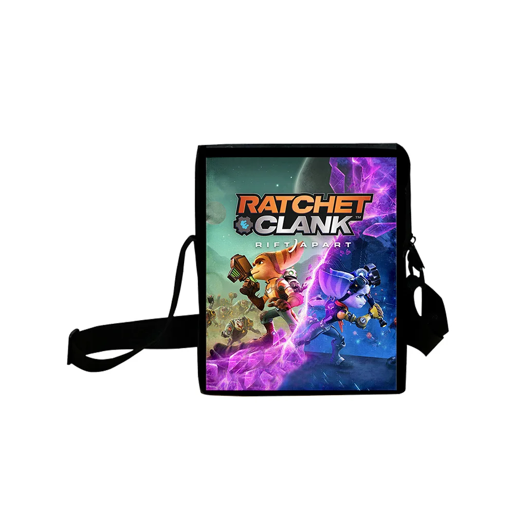 Ratchet & Clank Game 2023 New Bag Fashion Daypack Borsa A Tracolla In Tessuto Oxford Borsa Unisex