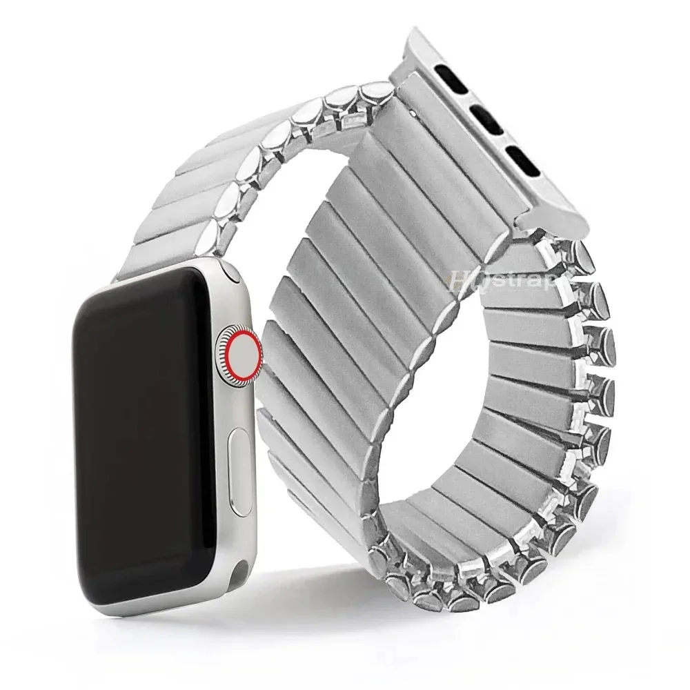 Elastic Watchband for Iwatch 40mm 44mm 45/49mm Stainless Steel