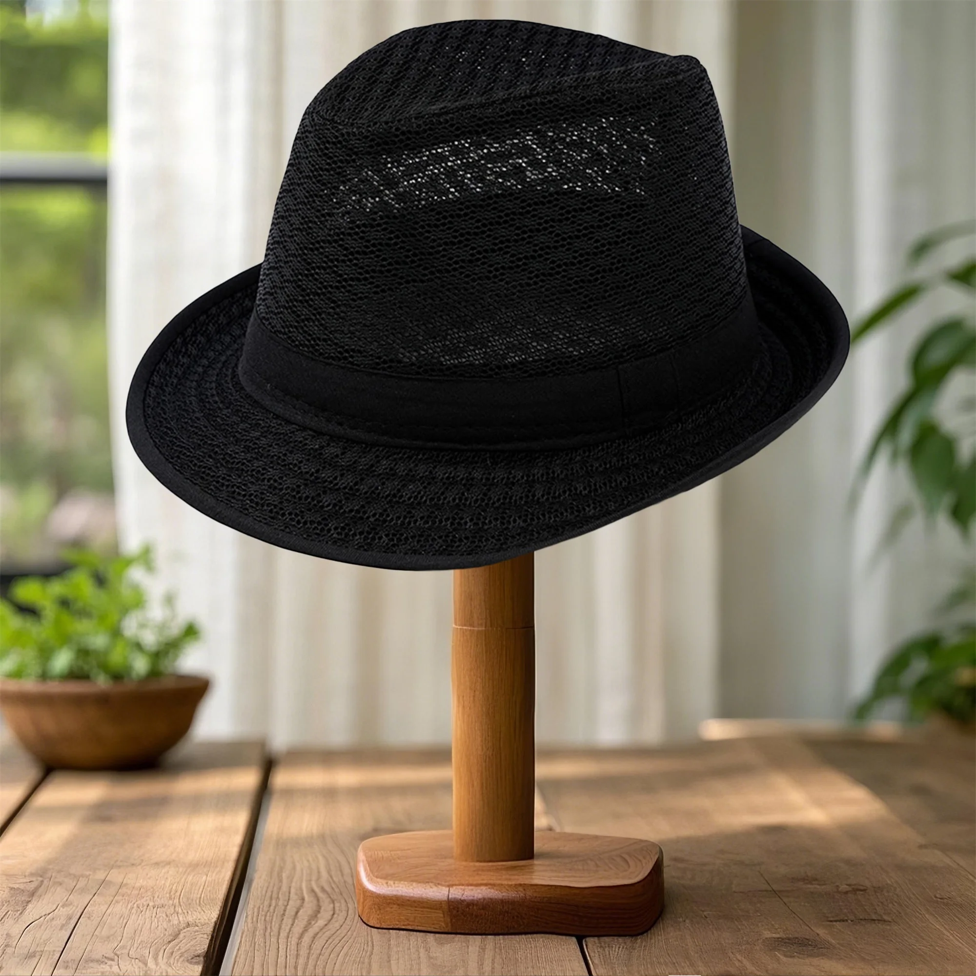 Women s Wide Brim Sun Hat with Bowknot Ribbon Summer Beach Straw Hat Foldable Floppy Fedora Hat for Vacation Party Dress