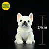 Cream French Bulldog Plush Toy High Fidelity Dogs Plushie Pit Bull Peluche Lifelike Stuffed Animals Simulation Doll Toy Kids 2