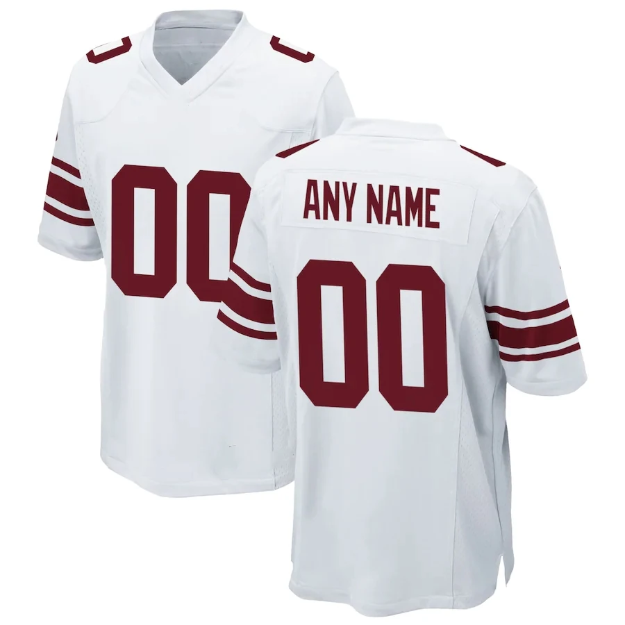 Jersey de fútbol americano cosido de Nueva York personalizado, jersey personalizado con cualquier nombre y número para hombres, mujeres y jóvenes
