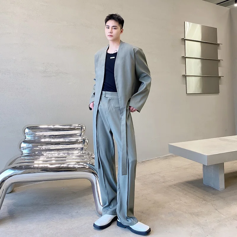 韓国のメンズスーツ,ストリートウェア,ルーズフィット