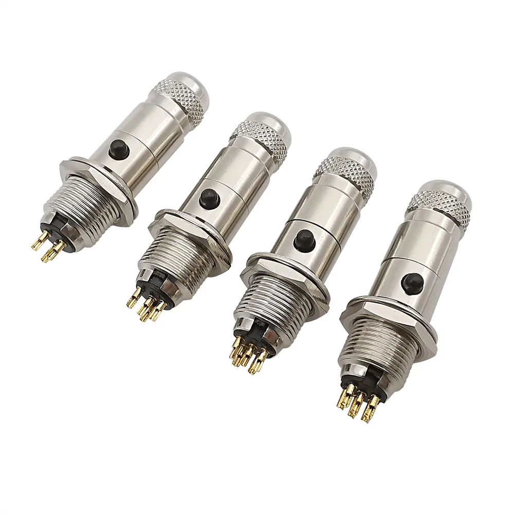 1 Paar Metall Mini XLR 3/4/5/6pin Stecker Buchse Buchse Gehäuse XLR Audio Mikrofon Kabel Löt anschluss