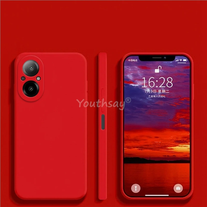 Liquid Silicone Soft TPU Anti-Drop Phone Protector Case