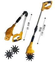 Handheld Lithium Battery Micro-Tillage Loosening Lawn Mower For Agricultural Soil Tiller Small Electric Hoe Rotary Tillager 예초기