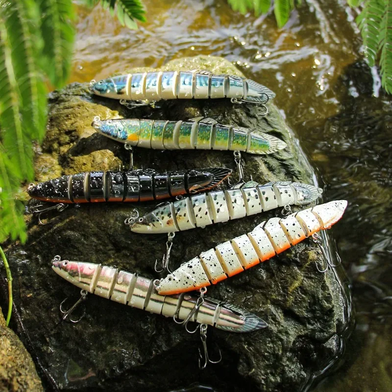 

New Multi-node Fish Bionic Loach Bait 14CM 21G Luya Simulation Bait Sea Fishing Hard Bait Fishing Gear Supplies