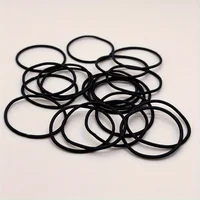 Black Elastic Hair Ties for Women Girls Hair Ropes Solid Color Ponytail Holders Simple Durable  girl hair accessoires - Image 5
