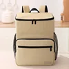 1pc Insulated Backpack Cooler Large Capacity Oxford Cloth Backpack Outdoor Travel Beer Bag Waterproof PEVA Lined Ice Bag 6