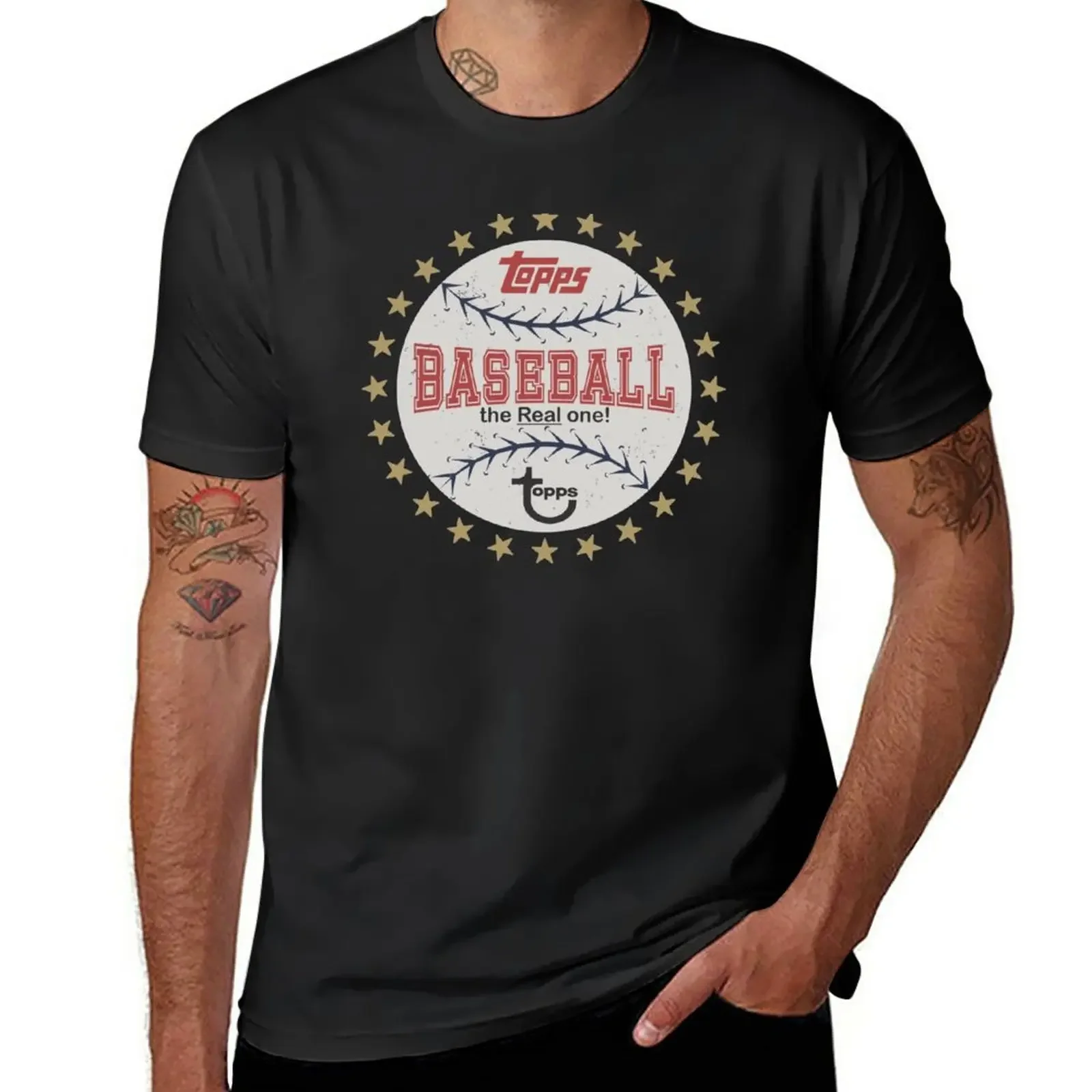 Topps Baseball Il Vero! T-Shirt Camicie Magliette Grafiche Customs Progetta I Tuoi Simpatici Vestiti Da Uomo