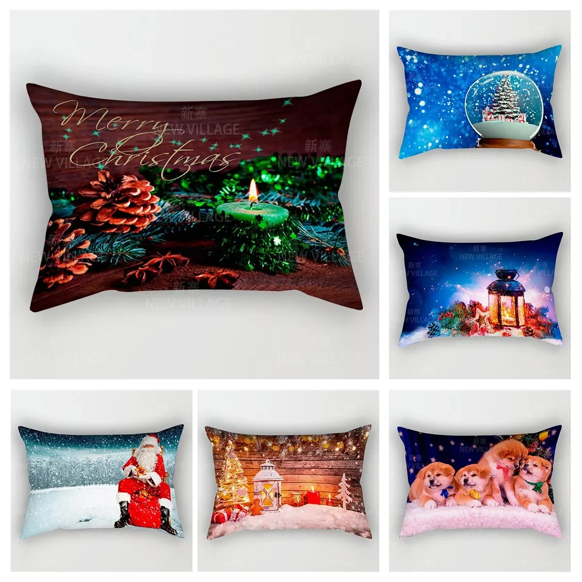 

Home autumn decoration christmas animals pillow cushion cover Home decorations throw pillow covers 30*50 pillowcase 30x50 40x60