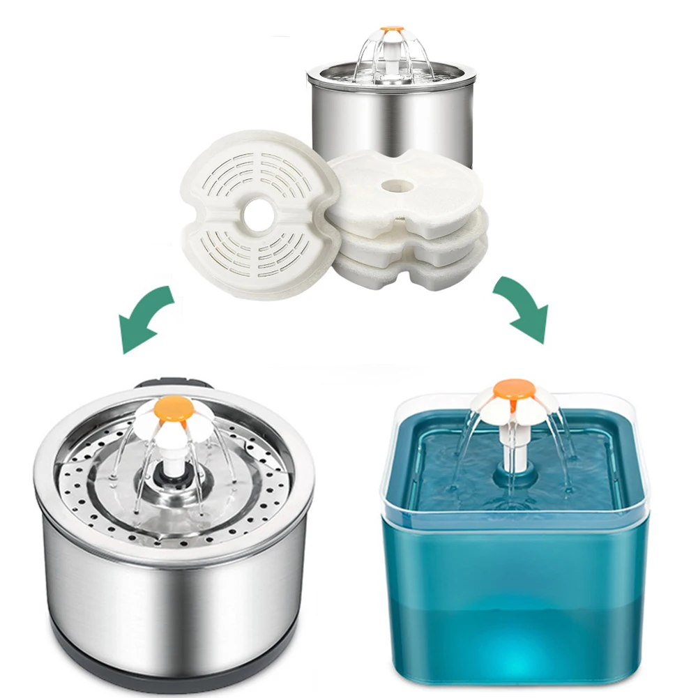 Pet replacement filter Cat Fountain Filter Replacement Filters For Pet Cat Dog Fountain Water Drinking Bowl Dispenser Automatic Feeder Filtration